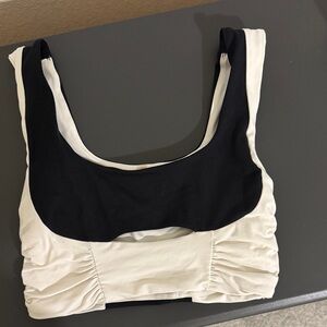 Free People Movement Black and White Women's Sports Bra